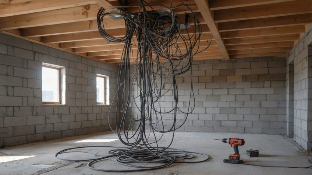 Rénovation électrique d'une maison